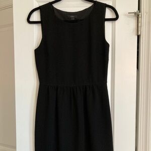 J. Crew Classic Black Crepe Dress Size 2